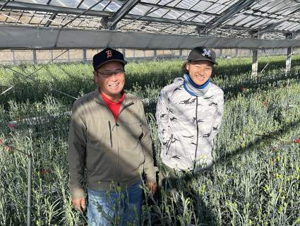 岡田氏父子の写真